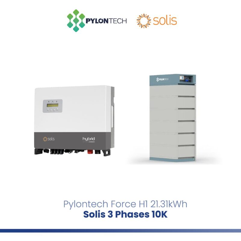 Pylontech 21.31 Solis 10K - Store your own power